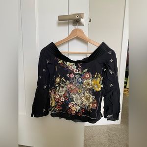 Zara Off the Shoulder Blouse